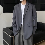 小西装外套男春秋ins痞帅高级感男装oversize休闲西服XF130-P95，男装西服套装，电商A152