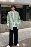 抖音品质2025秋男女小西装男垫肩雅痞西服大码外套潮F130-P95，男装西服套装，电商A152