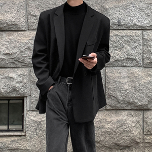 直播款炸街小西装男潮痞帅dk西服垫肩感廓形轻熟风外套F521-P98图片