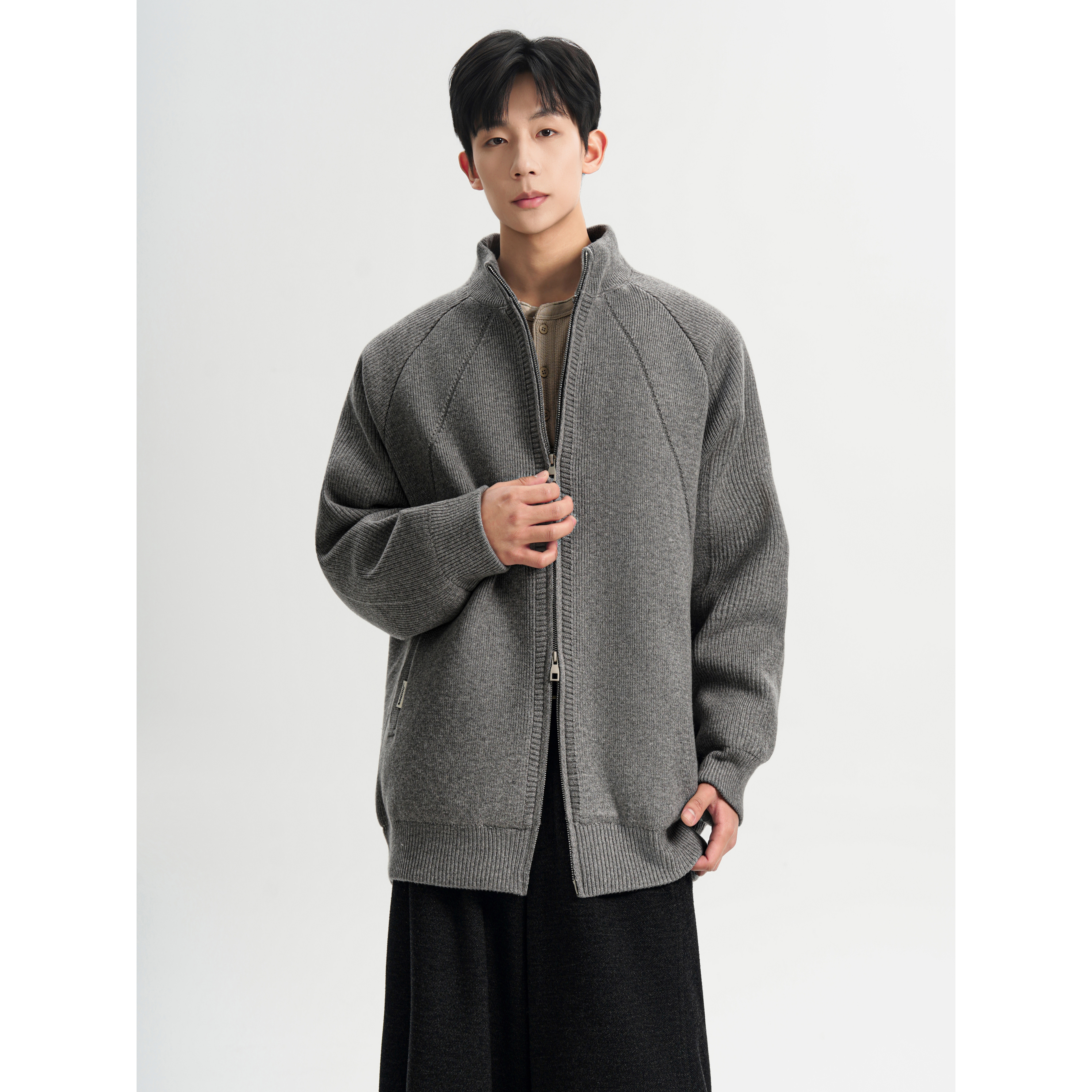 90%白鸭绒羽绒服毛衣羽绒保暖冬装加厚外套开衫8886-P238298,男装针织衫/毛衣,电商A152