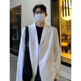 2025秋季新款韩版小西装外套oversize痞帅男士休闲西服F177-P95，男装西服套装，电商A152
