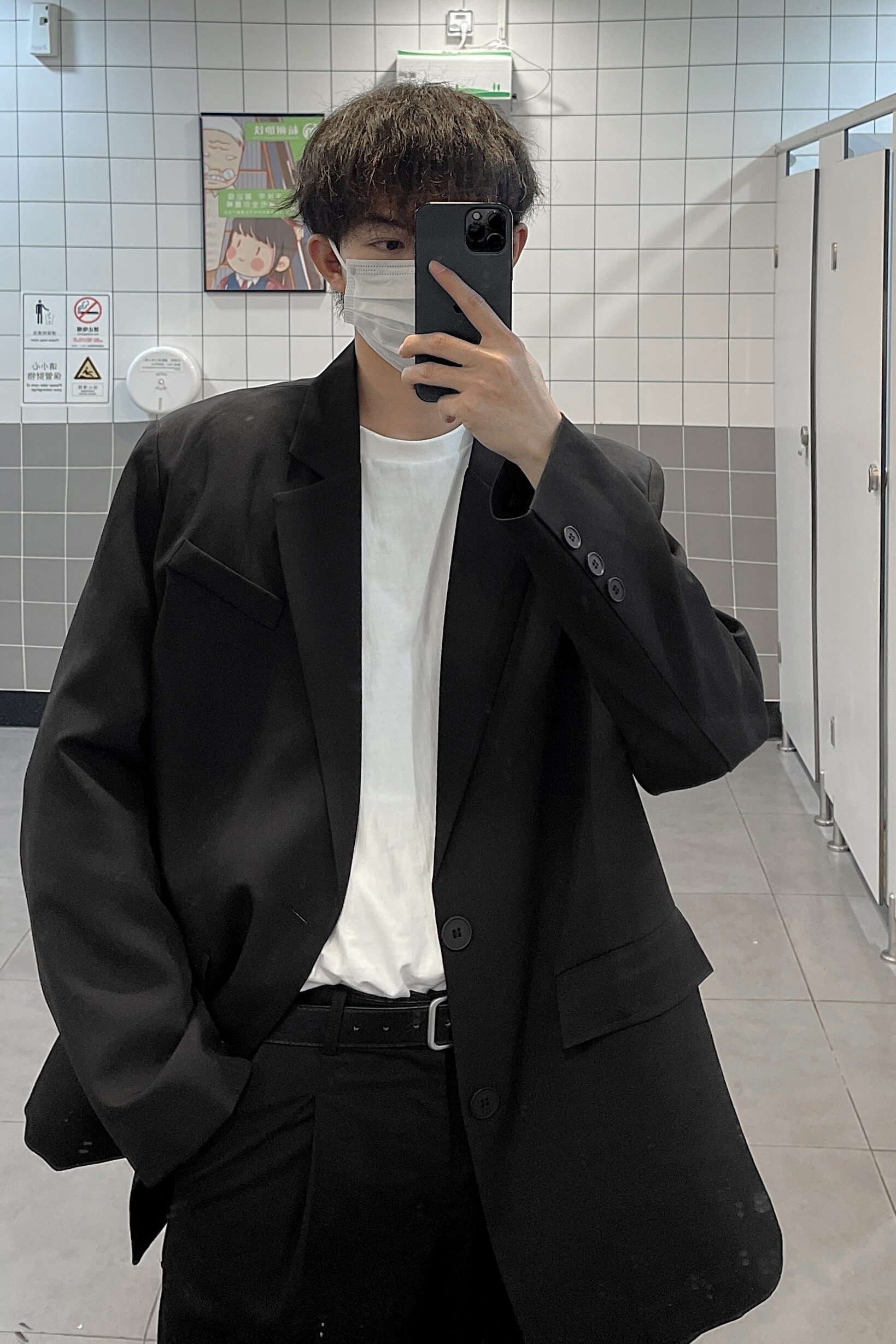 小西装外套男春秋ins痞帅高级感男装oversize休闲西服XF130-P95,男装西服套装,电商A152