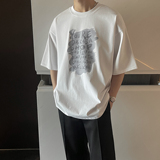 TX33-特P25控382025夏季新款韩版宽松圆领短袖t恤印花T恤潮流，男装T恤，电商A152