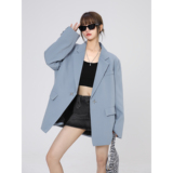 直播款中性风男女宽松四芒星设计小西装百搭西服F186-P95，男装西服套装，电商A152