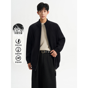 90%白鸭绒羽绒服毛衣羽绒保暖冬装加厚外套开衫8886-P238298，男装针织衫/毛衣，电商A152