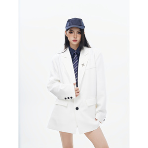 女装类目 中性风小众宽松小西装外套男女 F191-P95图片
