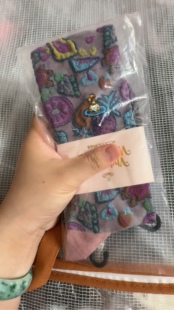 西太后土星刺绣立体浮雕女文艺民族风轻奢春秋原宿森系薄棉中筒袜