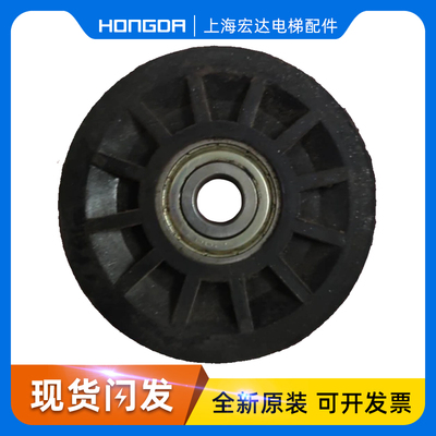 通力无锡展鹏被动门挂轮 重锤门轮 直径72mm厚10mm轴承6200Z