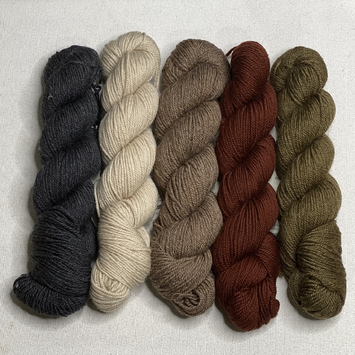 美国organic有机杂色羊毛线
