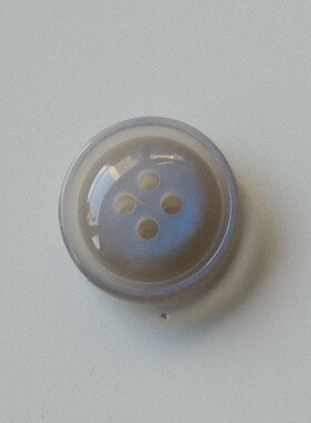 15mm一颗价英国Textile Garden月光中心猫眼感蓝色灰色渐变纽扣