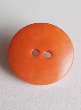 22mm 一颗价英国Textile Garden柔和粉橙色象牙棕榈纽扣