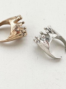 5月初法国艺术家RENARD纯手工定制女王的皇冠造型戒指QUEEN RING