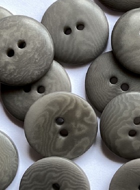 20mm1颗价格英国Textile Garden象牙棕榈简洁灰色纽扣