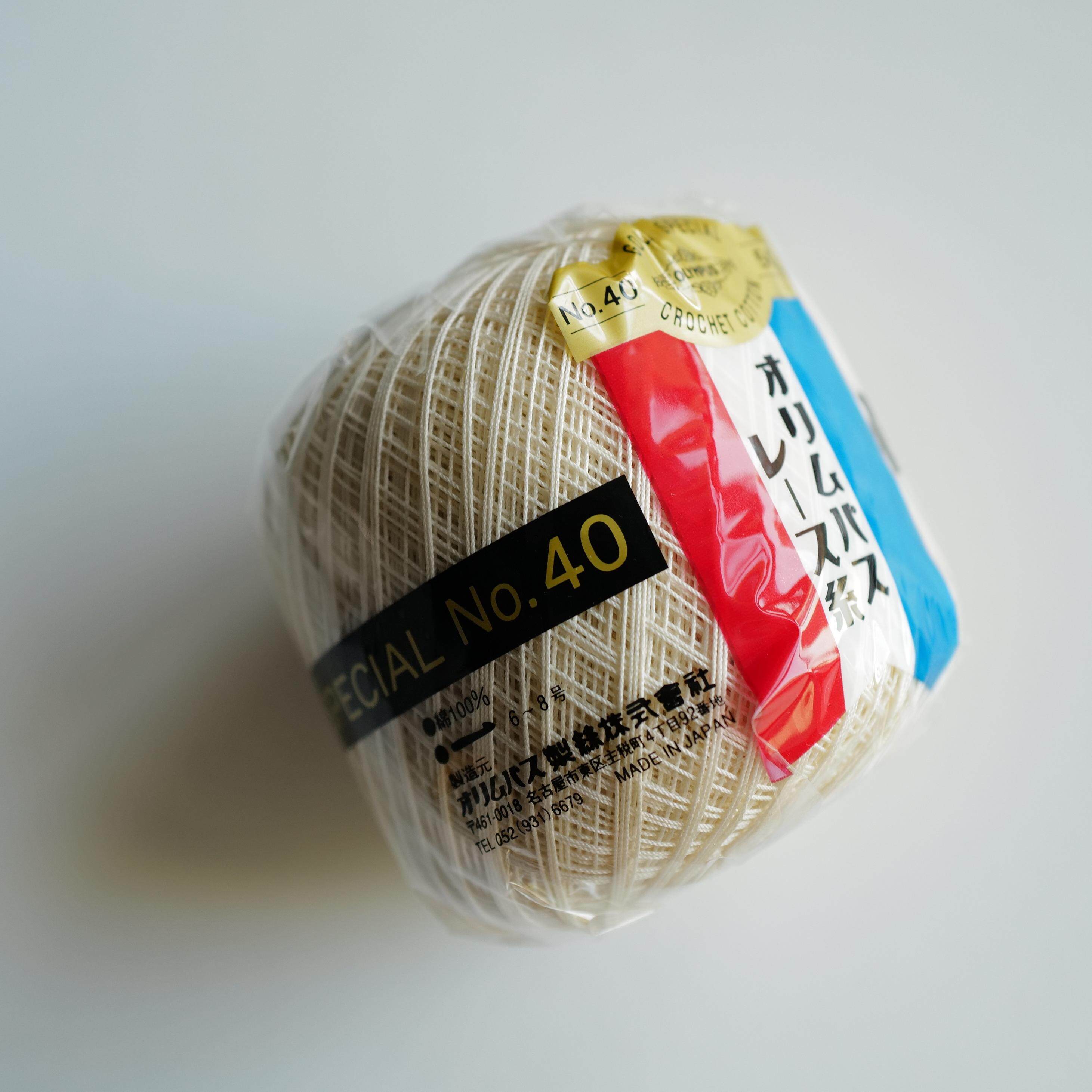 日本奥林巴斯金票40号 50克装 色号852 蕾丝线