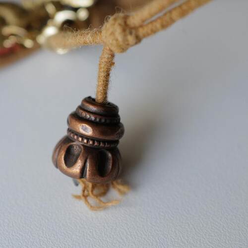 一个价3mm孔径11mm高英国Textile GardenASB古典古铜色抽绳吊钟