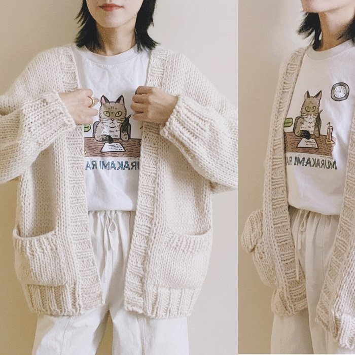 快速完成超级容易口袋开衫MAXI WOOL羊毛线DIY编织材料包不含工具,服饰配件/皮带/帽子/围巾,DIY编织材料包,淘宝优惠券,粉丝福利购,淘宝优惠卷