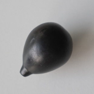 36mm×27mm一颗价德国JIM光亮油墨黑色气球造型木质串珠