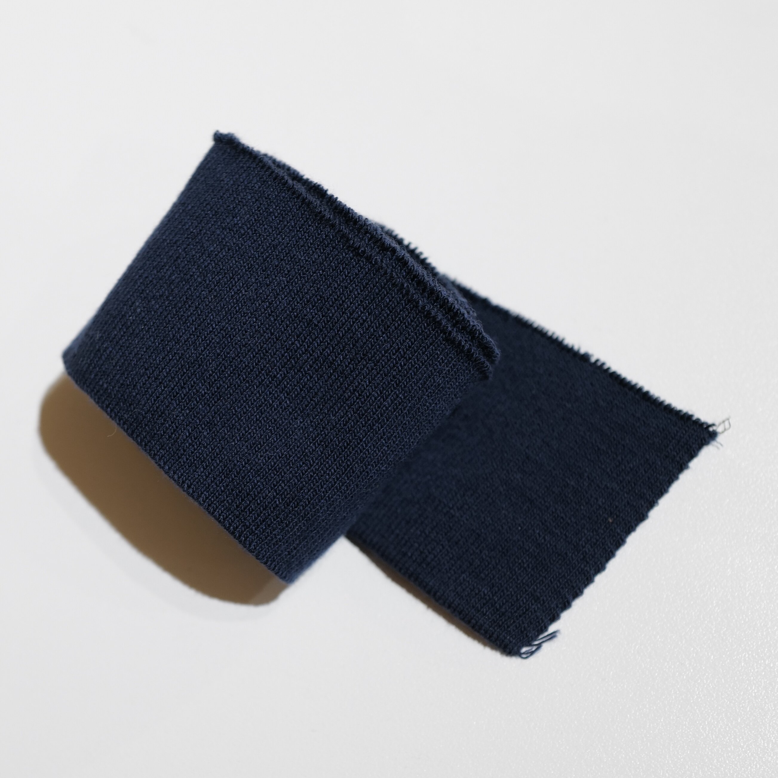 纯正海军蓝全棉罗纹布带