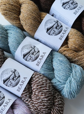 100克212米 一绞价德国Hey Mama Wolf Beara Tweed贝拉女巫夹花线