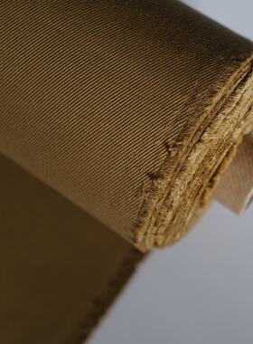 20cm长价格155cm宽英国Merchant and mills绝版棕黄色全棉斜纹布