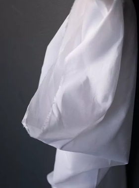 50cm长价115cm宽英国Merchant and mills有机棉白色巴里纱