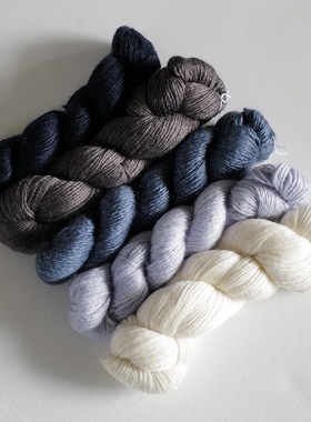 美国Quince and co. Crane羊毛马海毛粗纺线 worsted weight100g