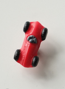 25mmx13mm一颗价德国JIM飞翔的红色卡丁车树脂材质纽扣