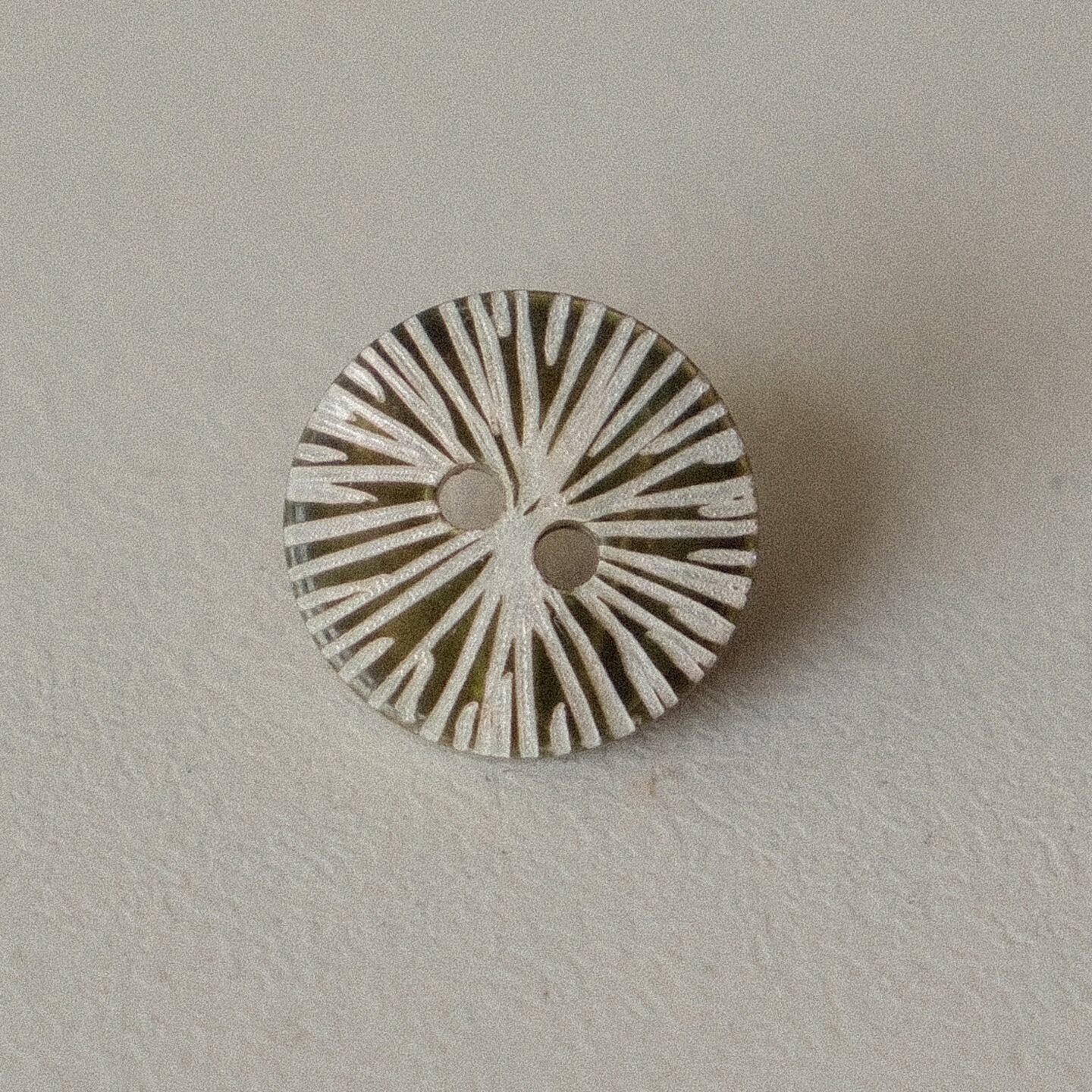 暗灰绿色星星炸裂设计贝壳纽扣图片