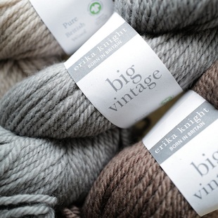 英国设计师Erika Knight大古着羊毛线BIG VINTAGE WOOL100克122米
