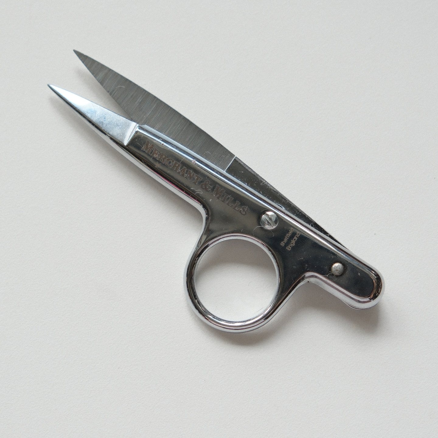 银色线头剪刀12cm长英国