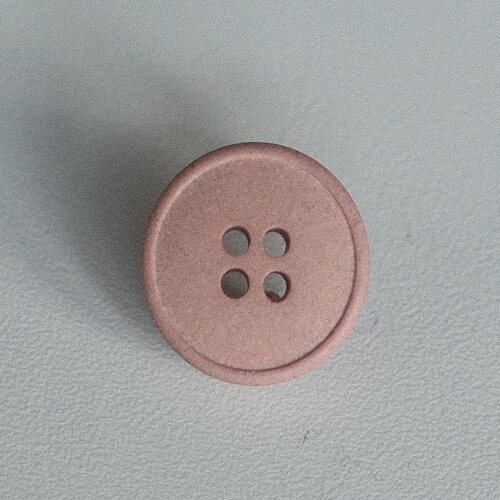 柔和粉色汉麻纤维纽扣