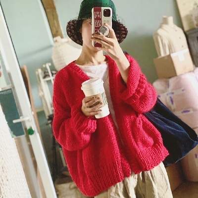 mango轻柔羊毛经典奶奶diy编织