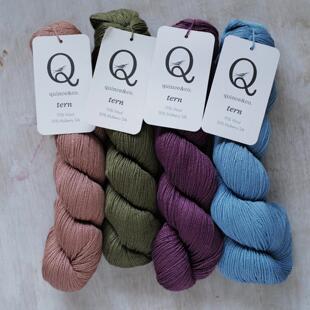 50克200米长 美国Quince and co 新版Tern丝滑轻盈羊毛桑蚕丝线