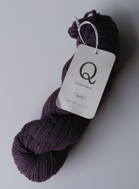 114色仅1绞50克worsted粗度Quince Lark柔弹羊毛线围巾毛衣手套线