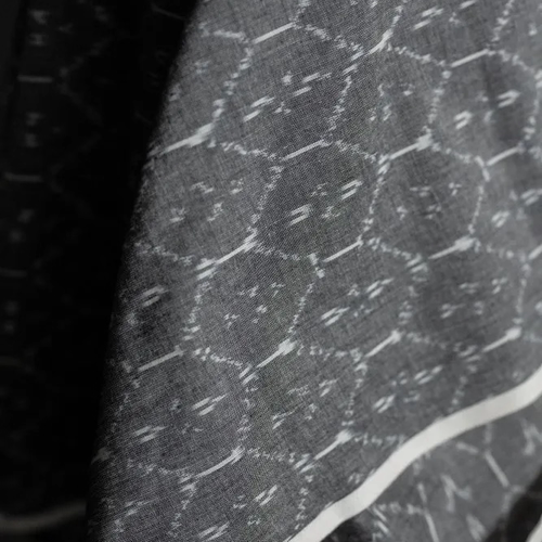 灰底经纬晕染棉布115cm宽