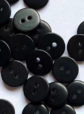 11mm1颗价格英国Textile Garden象牙棕榈简洁黑色纽扣