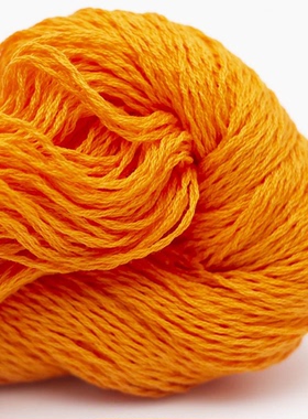 6号到胡萝卜橘德国BC GARN Luxor mercerized cotton卢克索丝光棉