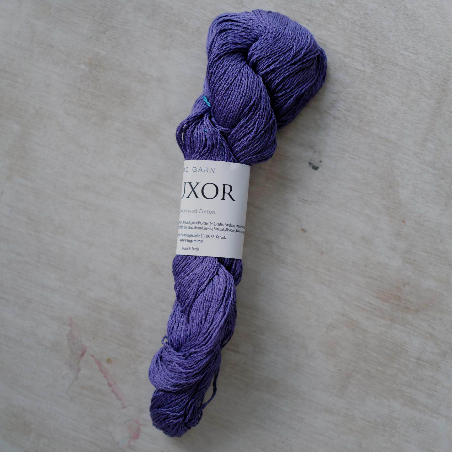 紫色德国BC GARN Luxor mercerized cotton卢克索丝光棉