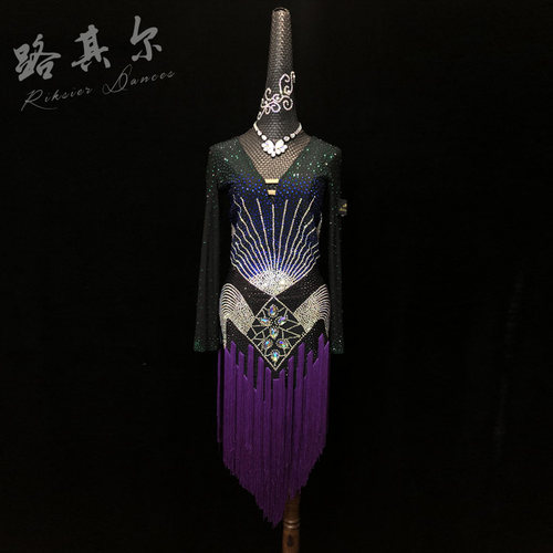 路其尔2020新款珠管表演服女士