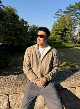 CHESTER CHARLES | 2026新款 男款 两色防风防水拉链立领休闲外套