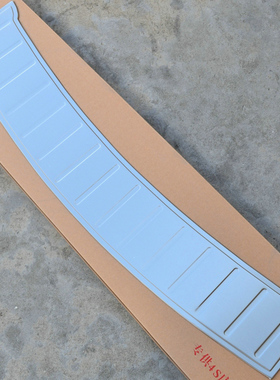 12-13款菲亚特菲跃专用不锈钢后杠踏板外置后护板 Freemont装饰条