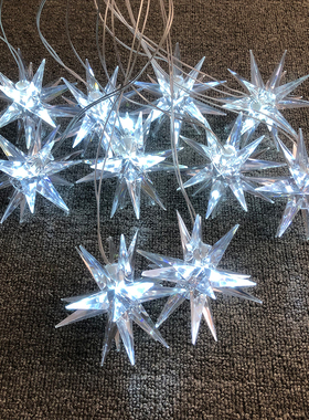 婚庆灯光道具水晶海胆吊灯吊灯 婚礼舞台吊顶布置发光挂饰