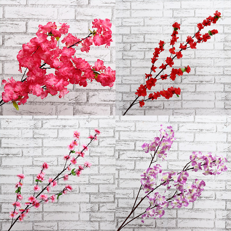 仿真樱花 梅花枝 桃花 婚礼装饰插花假花绢花家居插花商场橱窗|ruв категории Домашний быт, ваза/цветок/искусственные цветы/моделирование украшения, искусственные цветы/искусственные цветы - от Buy2taobao.com для оказания профессиональной услуги покупки агента Taobao
