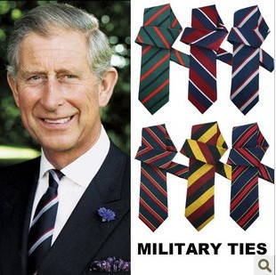 英国皇室气质 8.5cm色织真丝领带 帝国军团领带男士正装系列