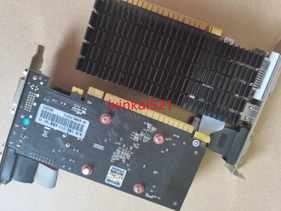 gt710DVI+VGA+HDMI电脑七彩虹