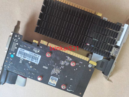 七彩虹GT710冰暴鲨 1GD3 GT710 2G黄金版 PCIE电脑高清独立显卡