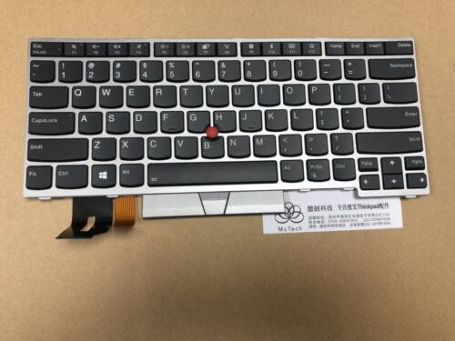 Thinkpad T480S E480 L380 Yoga S2 银色框背光键盘01YN420