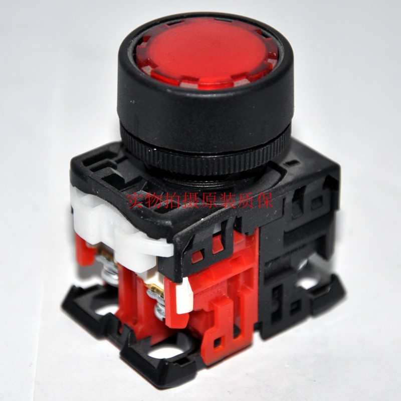 正品FeFUJI平钮带灯按钮开关AR22F0L-10E3G 11E3 FOL 颜色G R Y