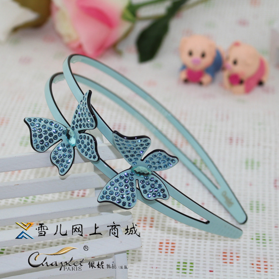 佩妮简约发箍蝴蝶镂空发箍头饰品
