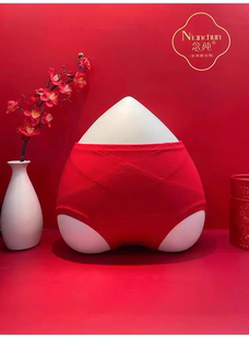 3条装念纯女黄金棉本命年吉祥喜庆红色桶装上上签红色内裤8808